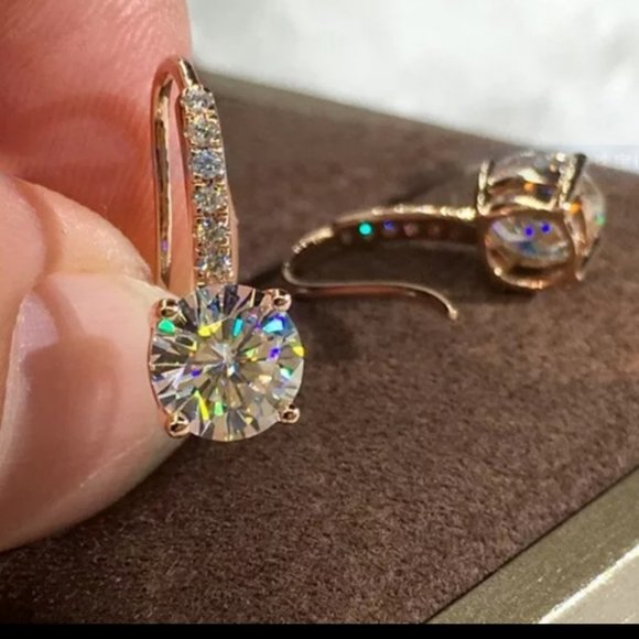 **NWOT sterling silver drop earrings - Picture 4 of 4